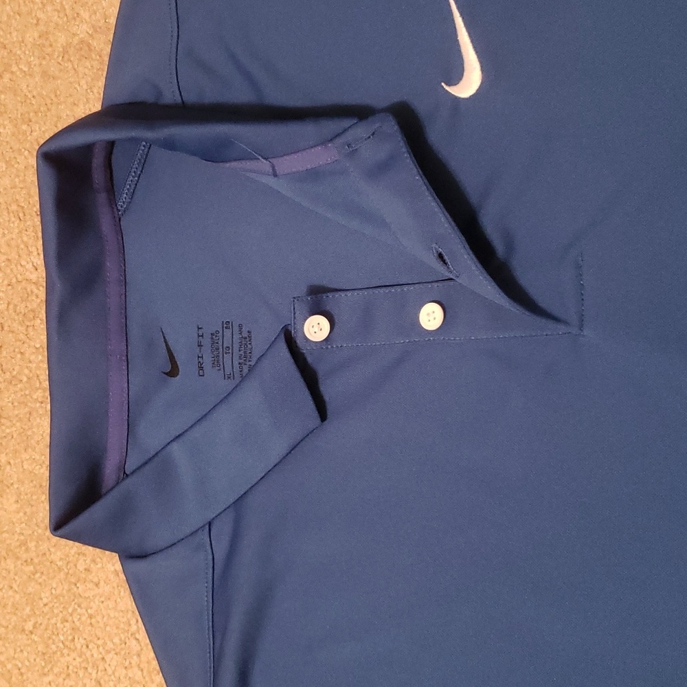 Nike Men's Blue Polo Shirt - Picture 6 of 11